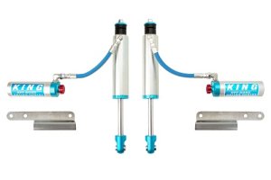 Toyota Land Cruiser 100 Suspension Shock Absorber Set - Front - King Shocks - 2.5 Dia Remote Res Shock w/Adjuster - `98-`02